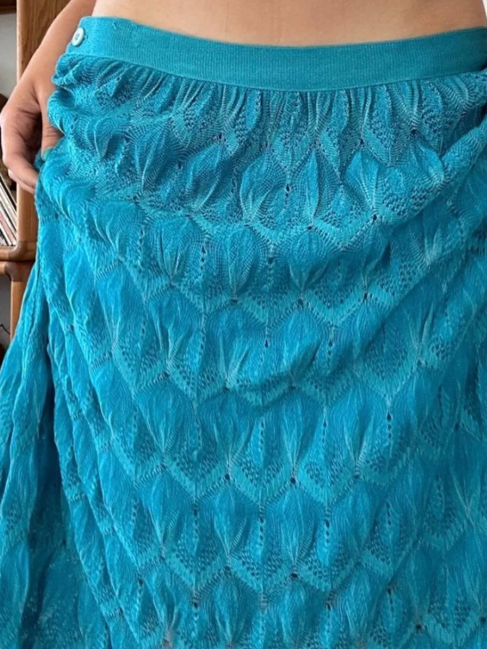 Blue Missoni Midi Skirt - Picture 2 of 4